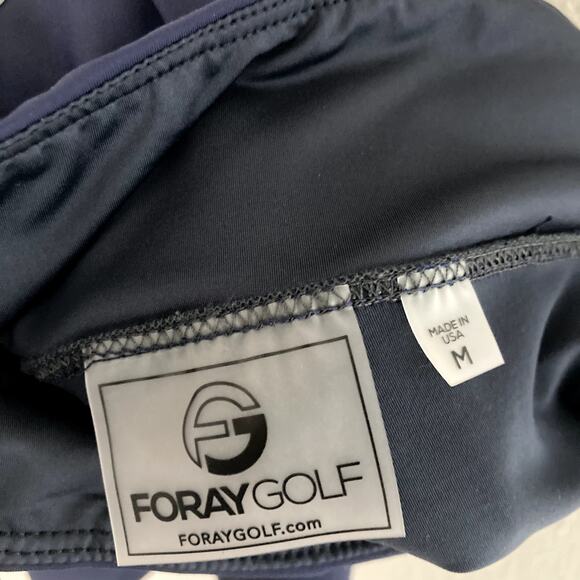 Foray Golf Color Blocked Side Panel 15.5" Skort - Navy Blue White - Medium - Picture 3 of 10
